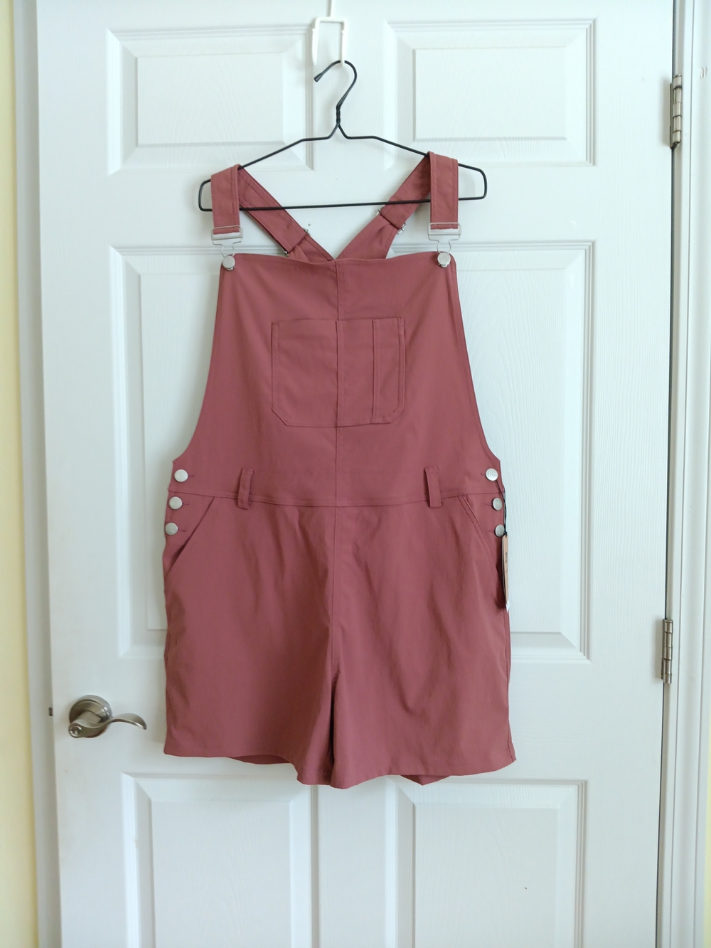 NWT Flylow Women's Life Jumper Shortalls Overalls Garnet Pink Size XL